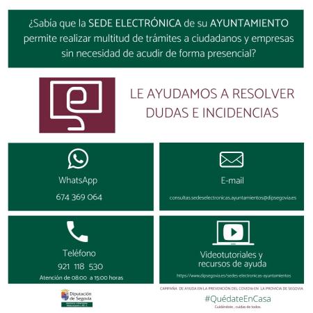 Imagen NUEVO SERVICIO PARA RESOLVER DUDAS E INCIDENCIAS DE LOS CIUDADANOS Y EMPRESAS SOBRE LAS SEDES ELECTRÓNICAS MUNICIPALES.