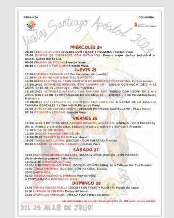 Imagen FIESTAS PATRONALES DE BERNUY DE PORREROS DEL 2024